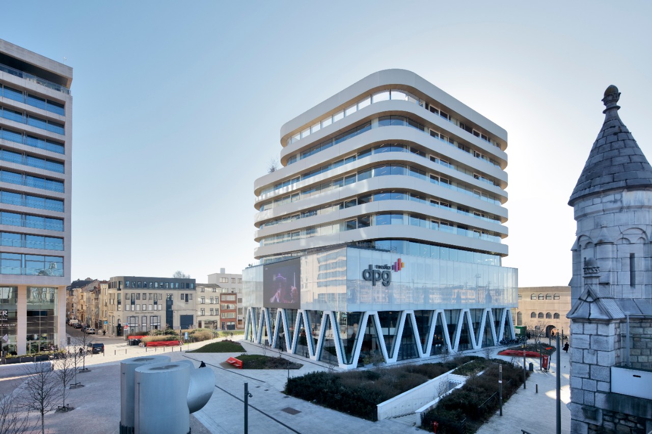 DPG Media kantoor Antwerpen, locatie van de AI-training